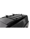 Kit 2 barres de toit noire Vortex 1370 mm avec pieds RCL Land Rover