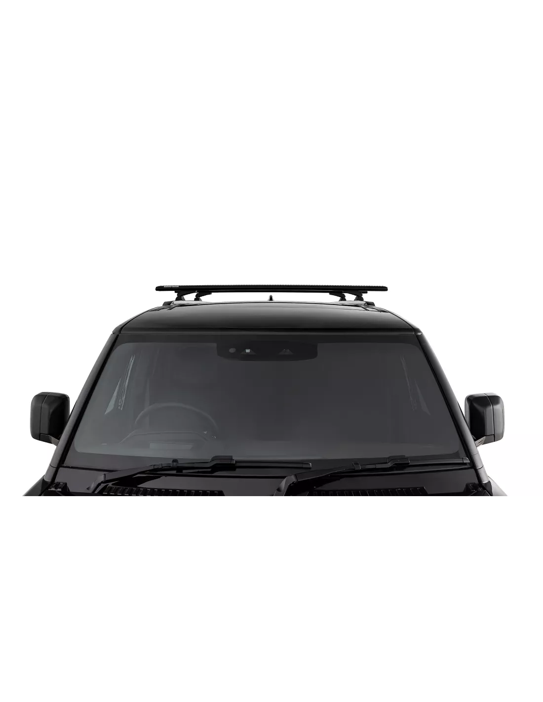 Kit 2 Black Dach Bars Wirbel 1370 mm mit RCL Land Rover Füße