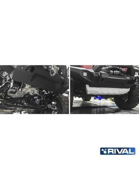Plaque de protection RIVAL barre protection JEEP WRANGLER JL (bO12)