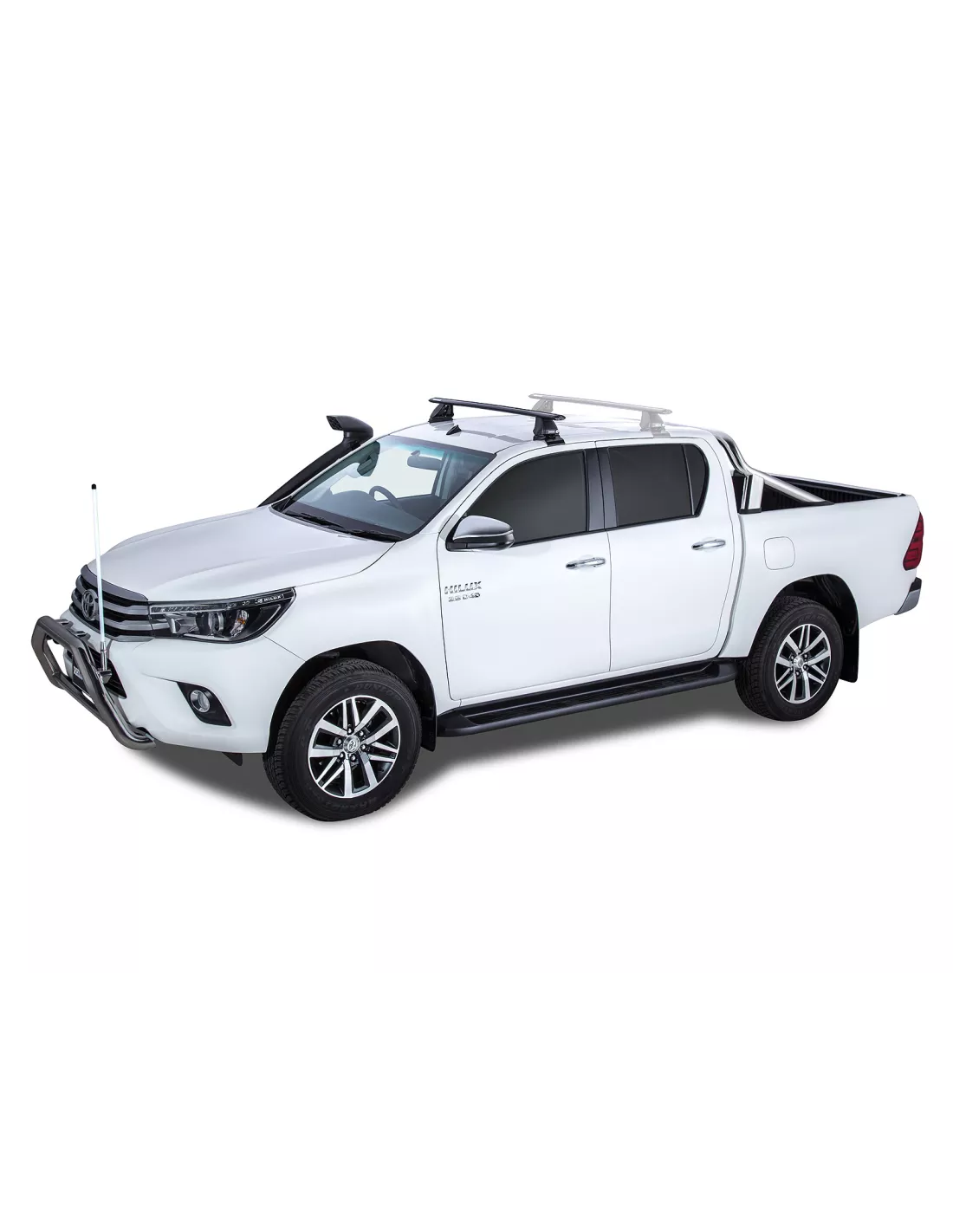 Kit 1 barre de toit Rhino Rack Sportz 1260mm Toyota Hilux Revo Double