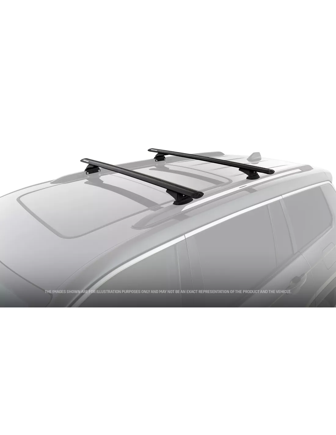 Kit 2 Dakbars Rhino Rack Sportz 1260mm Jeep Compass 2017+