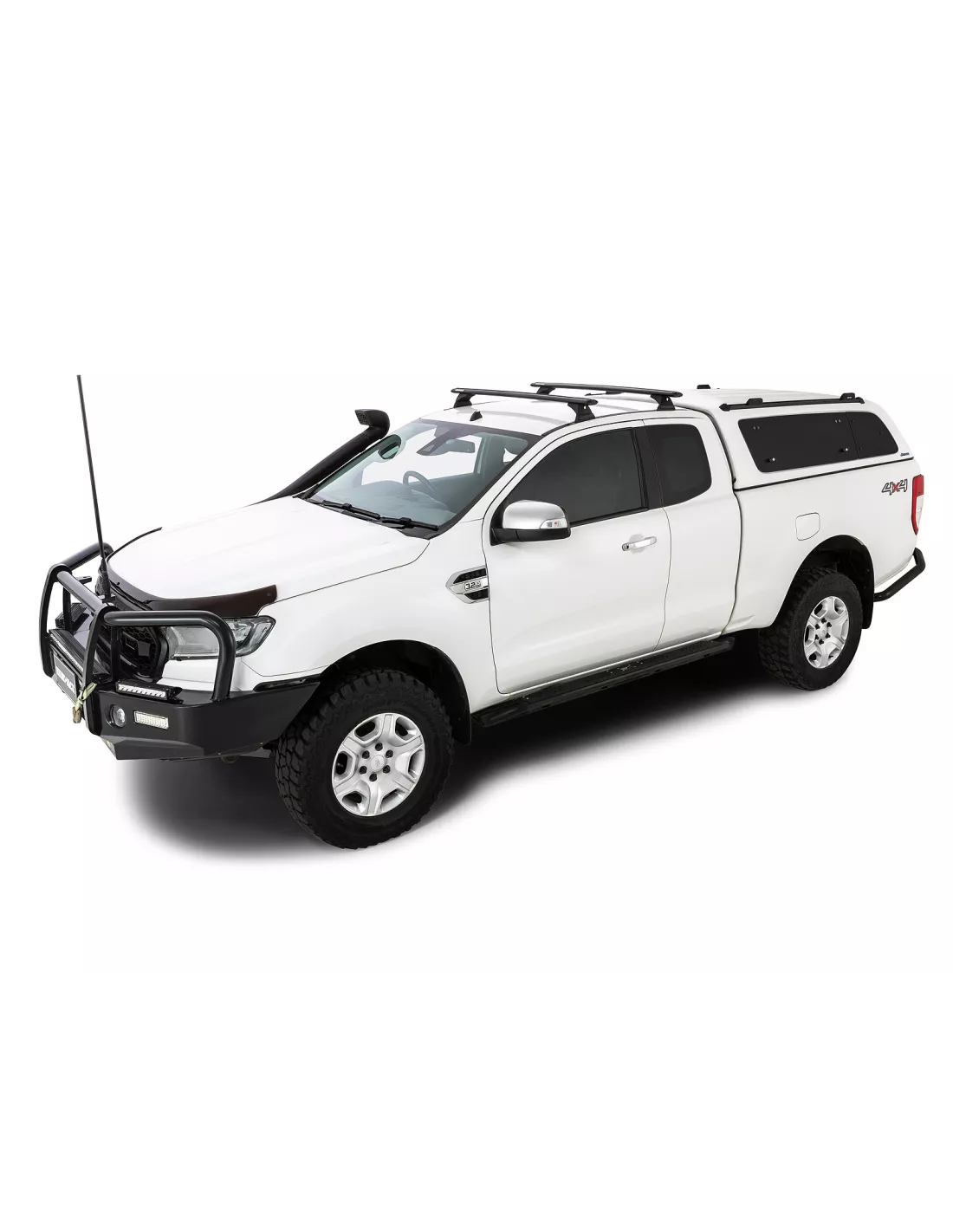Kit 2 Rhino Rack Rack Sportz 1260mm Ford Ranger T6 T7 T8