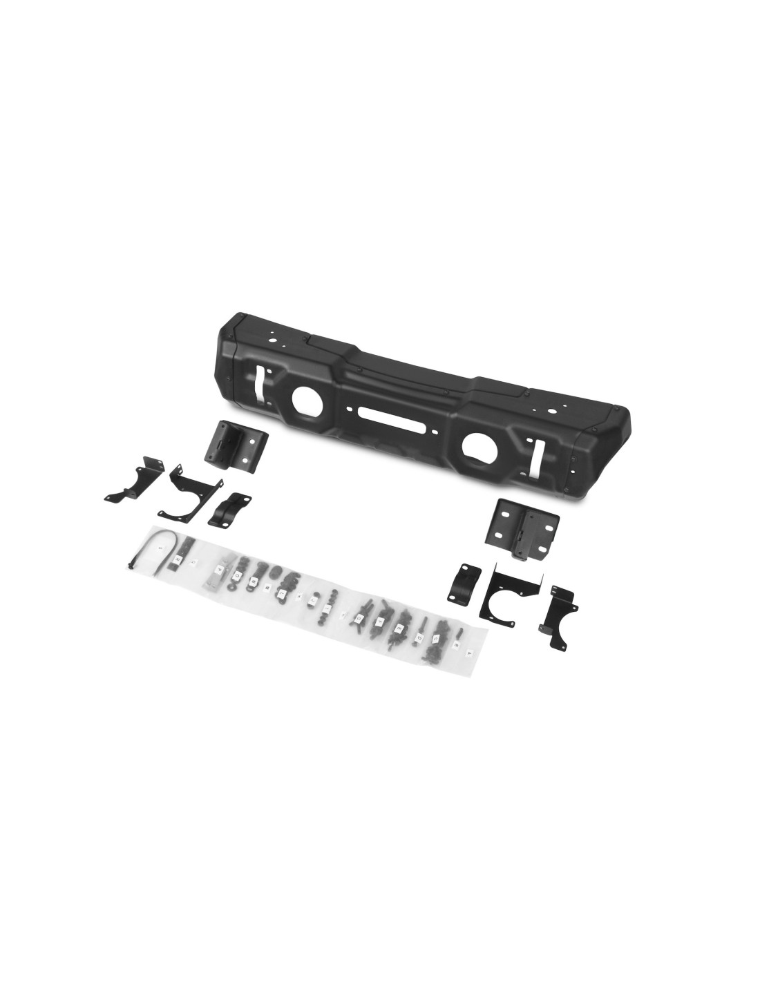 Pare-choc avant court acier RIVAL JEEP WRANGLER