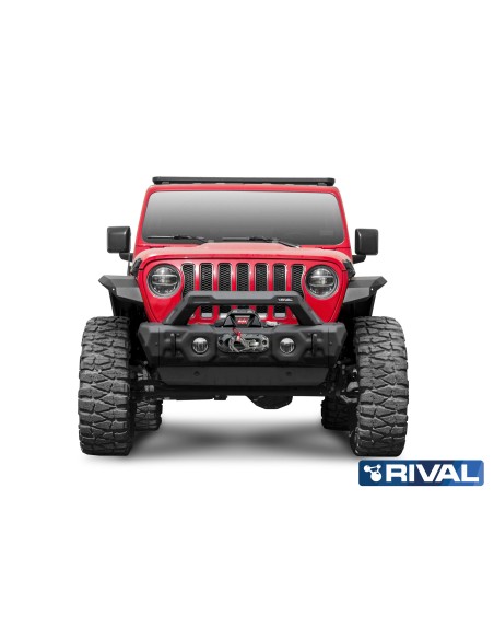 Support de treuil acier RIVAL JEEP WRANGLER
