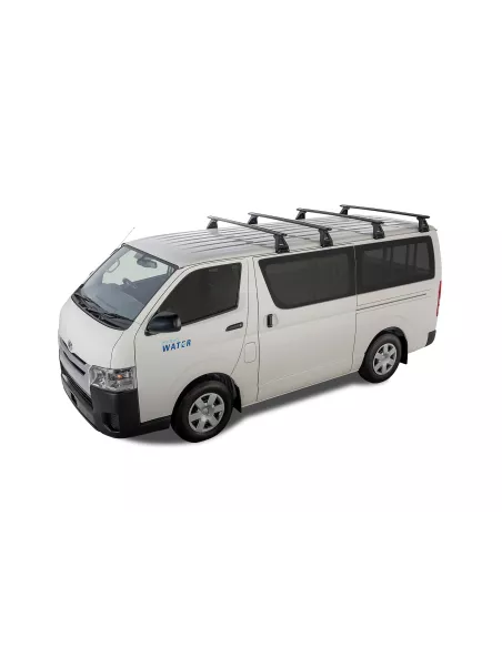 Kit 4 barres de toit Rhino Rack Sportz 1500mm Toyota Hiace 1989-2019