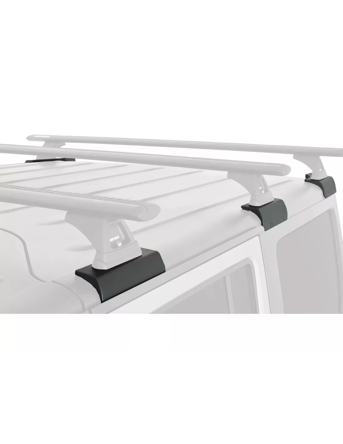 Kit 3 barres de toit Rhino Rack Sportz 1500mm Jeep Wrangler JK 4p