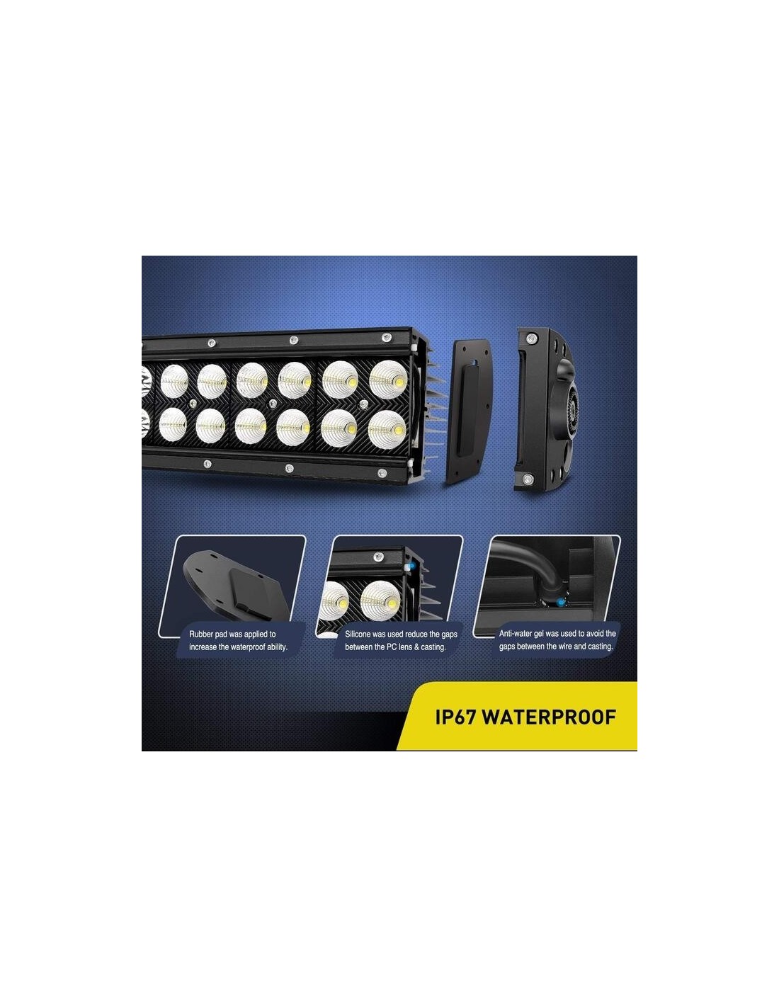 Barre à LEDs Double Rangée 240W 40"