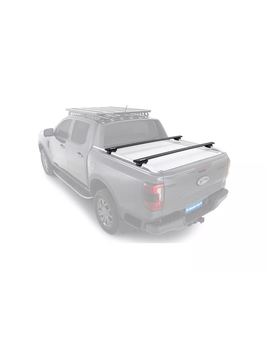 Kit 2 barres de toit Rhino Rack Sportz 1650mm Ford Ranger T9 Wildtrak