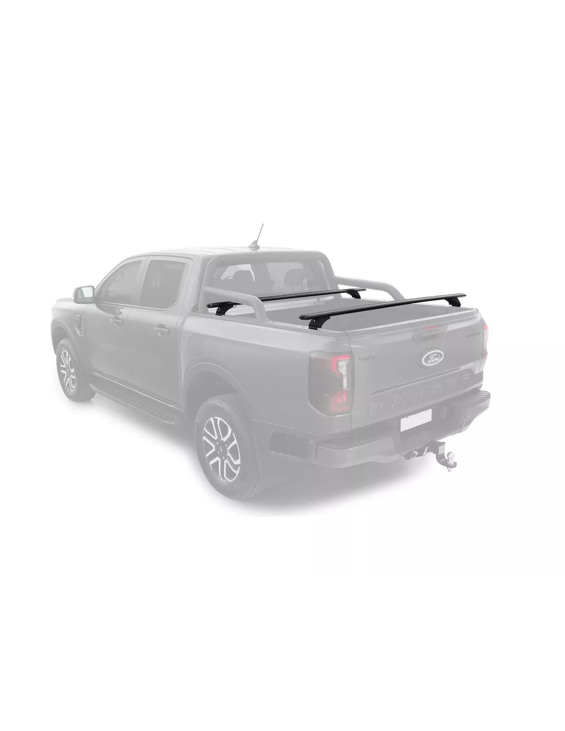 Kit 2 barres de toit Rhino Rack Sportz 1650mm Ford Ranger T9 pour