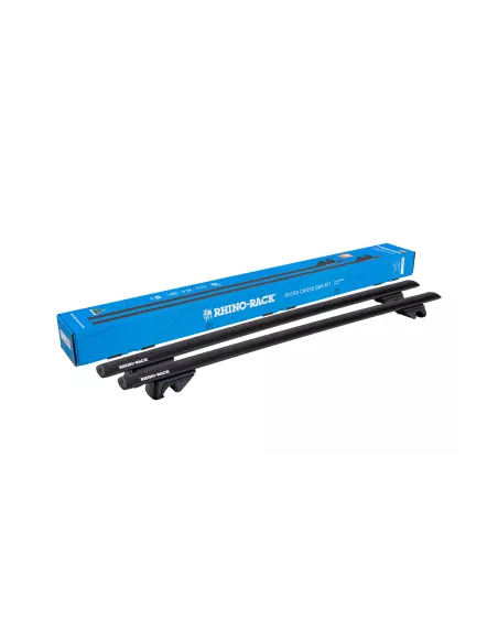 Kit 2 barres de toit transversales Vortex 1370mm pieds RX100 Rhino