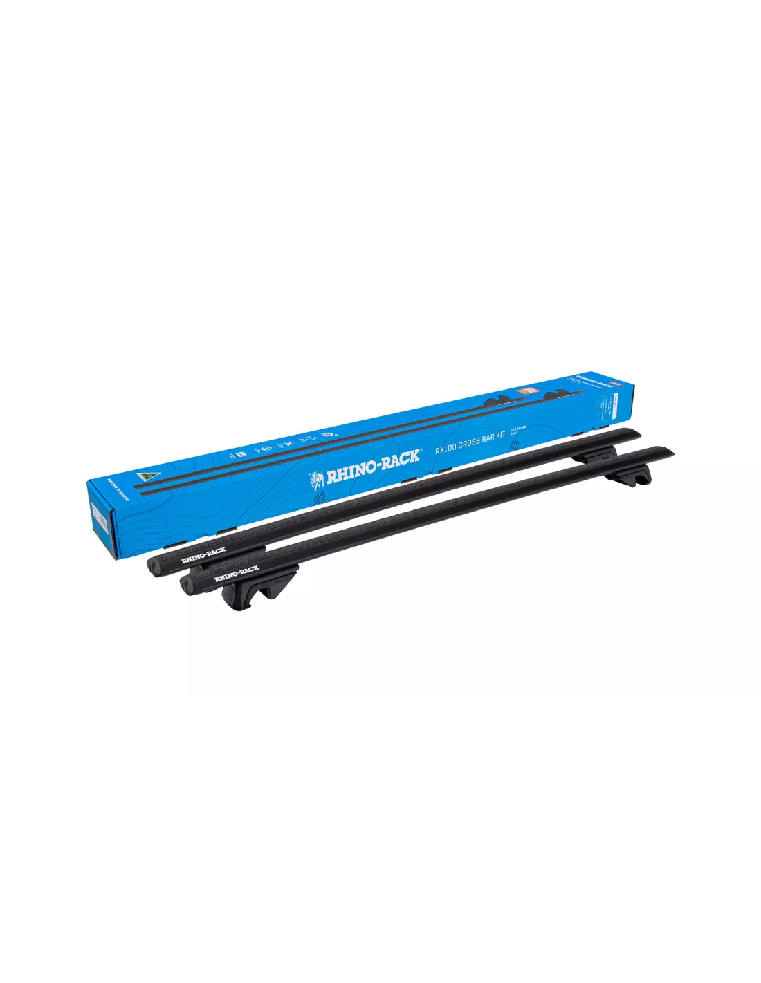 Kit 2 Transverse dakbars Vortex 1370mm voeten RX100 RHINO