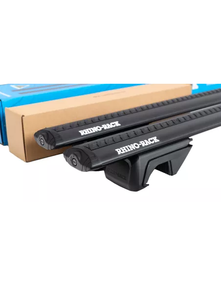 Kit 2 barres de toit transversales Vortex 1370mm pieds RX100 Rhino