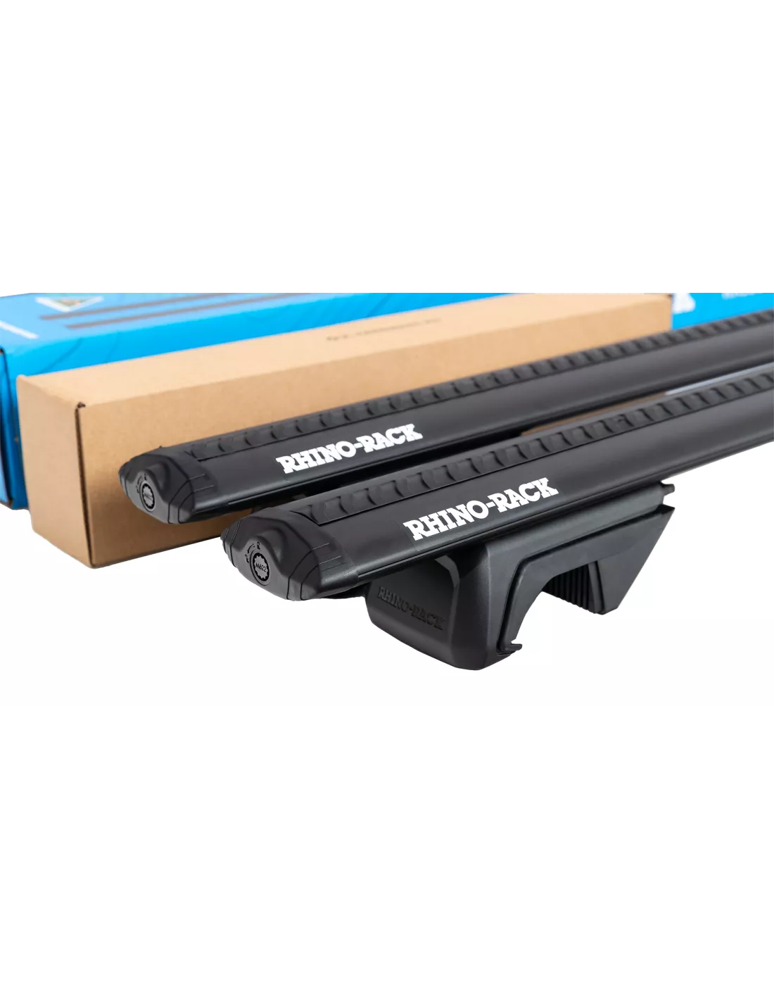 Kit 2 barres de toit transversales Vortex 1370mm pieds RX100 Rhino