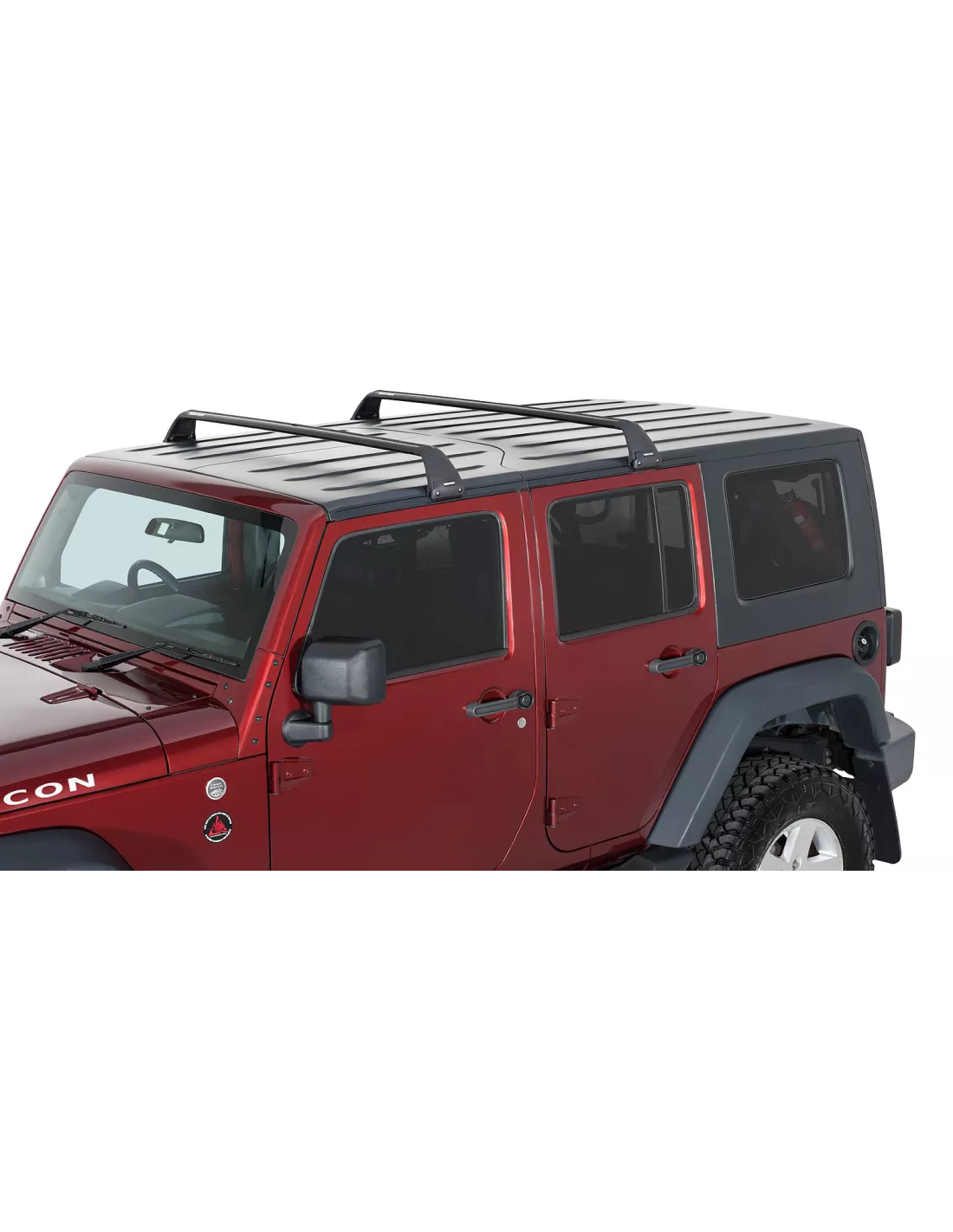 Kit Twee Dakbars Vortex SG Rhino Rack voor Jeep Wrangler JK JL