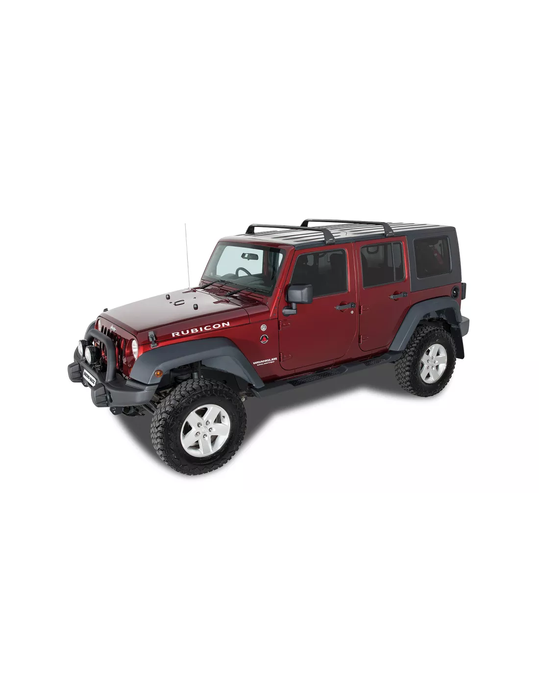 Kit deux barres de toit Vortex SG Rhino Rack pour Jeep Wrangler JK JL