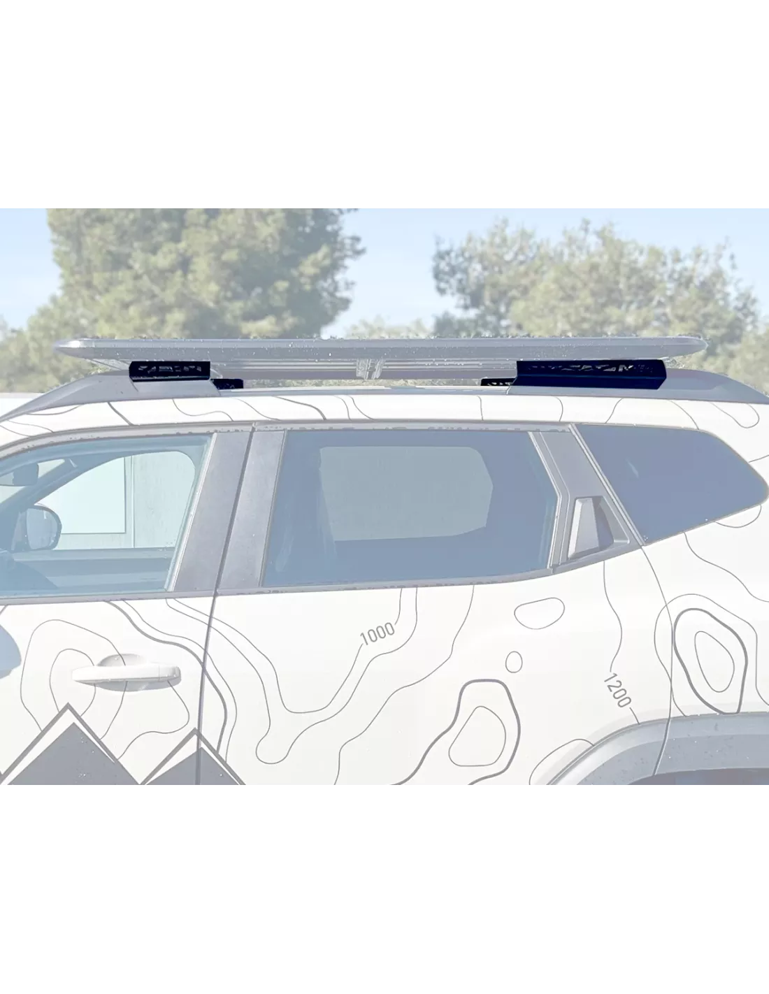Kit fixation N4-Offroad pour installation galerie Rhino Rack sur