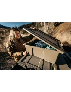 DECKED Trays with black clip lid - 1 set of 3