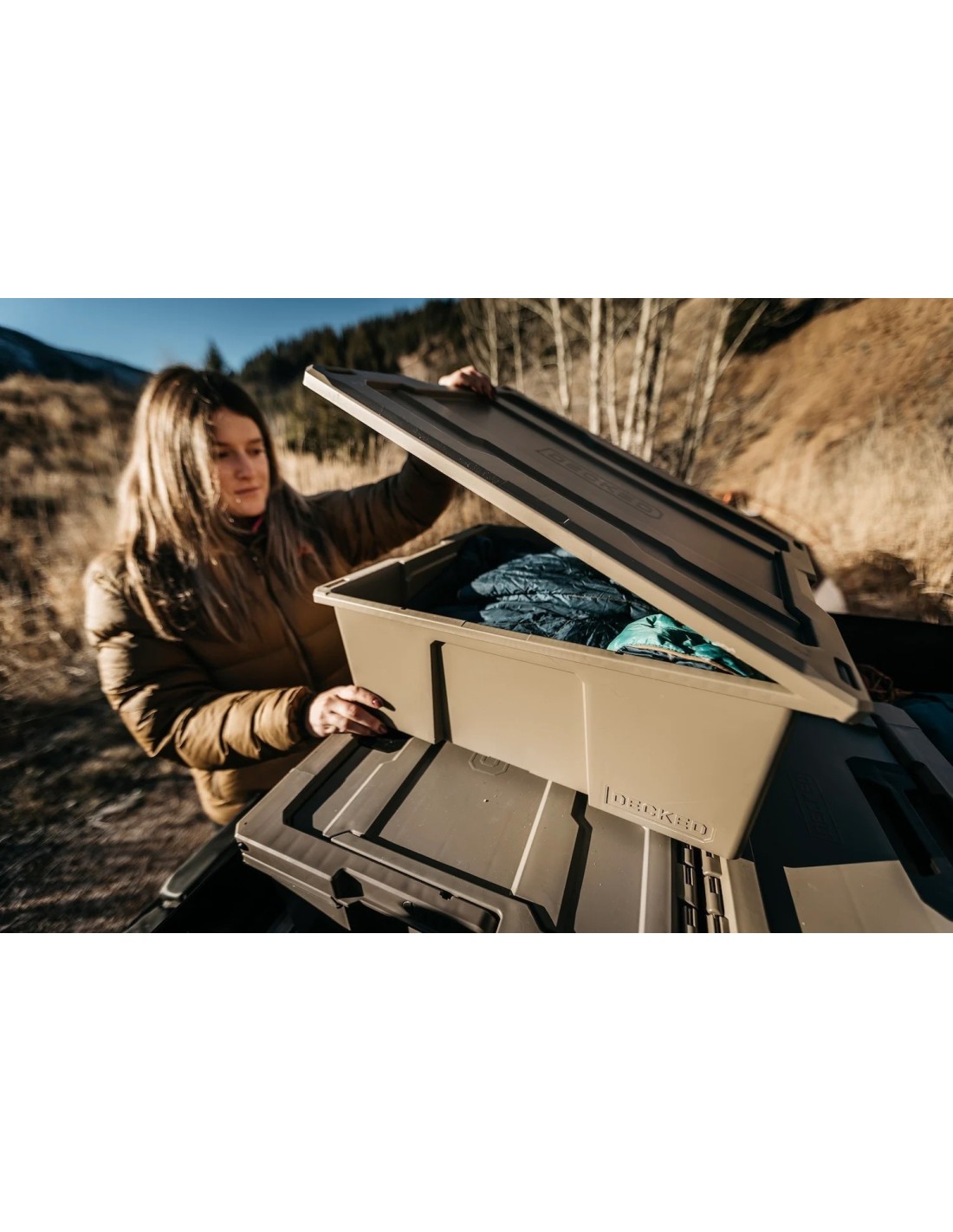 DECED Trays mit schwarzem Clipdeckel - 1 Satz von 3