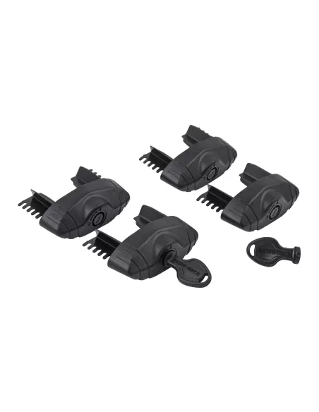 Kit de 4 embouts verrouillable de barre de toit Vortex Secure Core