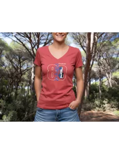 Tshirt femme HDJ80 Dream Team Car corail Taille 2XL DTC PARTS -