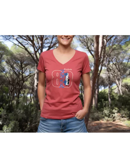 Tshirt femme HDJ80 Dream Team Car corail Taille 2XL DTC PARTS -