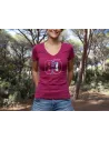 Tshirt femme HDJ80 Dream Team Car fuchsia Taille 2XL DTC PARTS -
