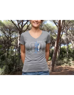 Tshirt femme HDJ80 Dream Team Car gris chiné Taille 2XL DTC PARTS -