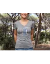 Tshirt femme HDJ80 Dream Team Car gris chiné Taille 2XL DTC PARTS -
