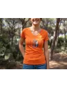 Tshirt femme HDJ80 Dream Team Car orange Taille 2XL DTC PARTS -