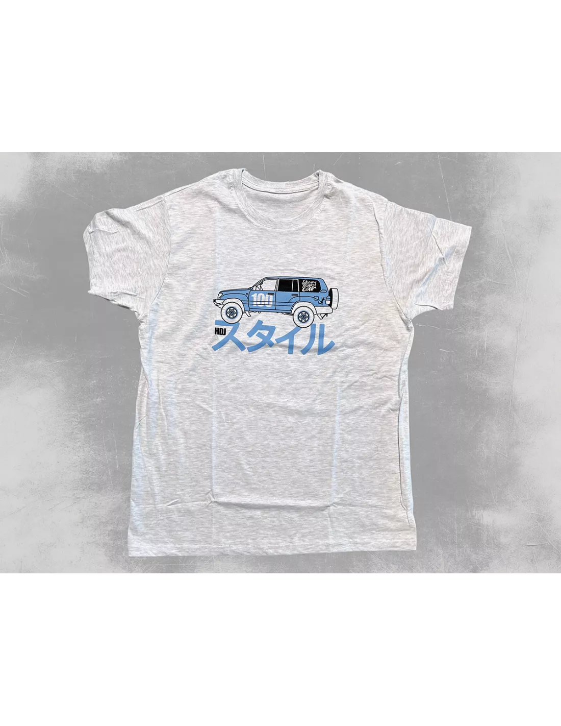 Tshirt homme HDJ100 Dream Team gris clair chiné Taille 2XL DTC PARTS