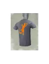 Tshirt homme salamandre orange gris foncé Taille 2XL DTC PARTS -