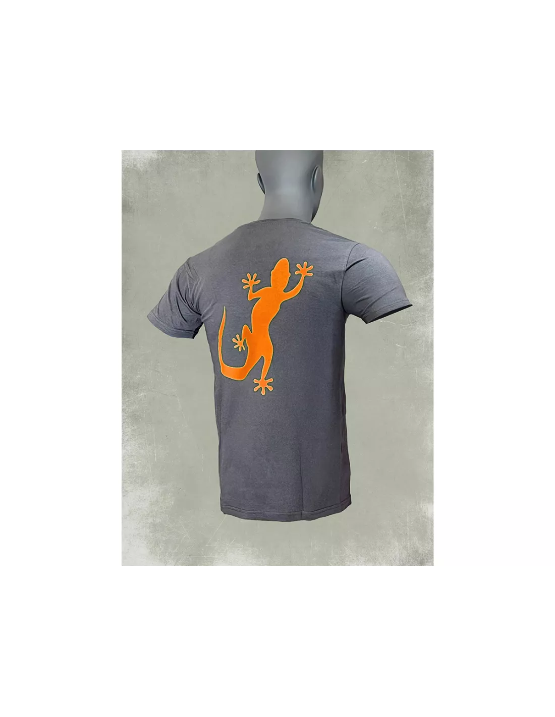 Tshirt homme salamandre orange gris foncé Taille 2XL DTC PARTS -