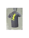 Tshirt homme salamandre verte gris foncé Taille 2XL DTC PARTS -