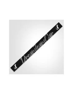 Autocollant pare soleil noir de pare brise DreamTeamCar DTC PARTS -