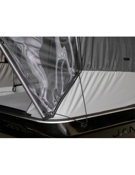 Avancée protection pluie et soleil James Baroud pour tente de toit Odyssey M et L