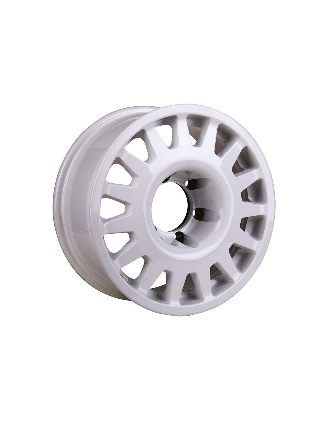Manano reinforced aluminium rim white