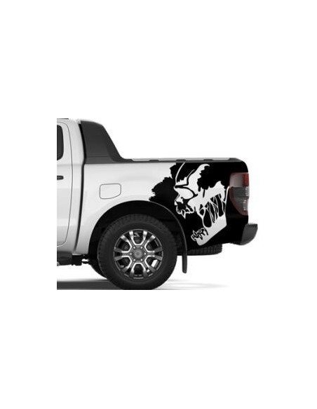 Autocollants Big Skull pour Ford Ranger