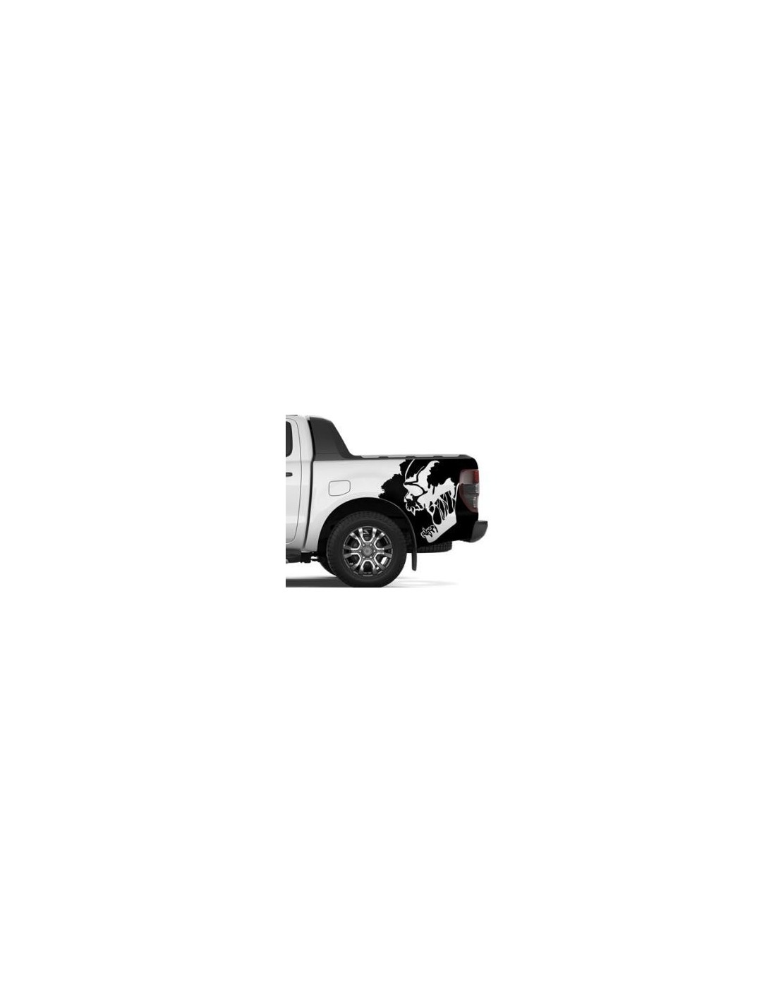 Autocollants Big Skull pour Ford Ranger