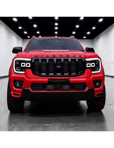 Calandre LED Noir Gloss Ford Ranger 2023+ Wildtrak Limited Platinum