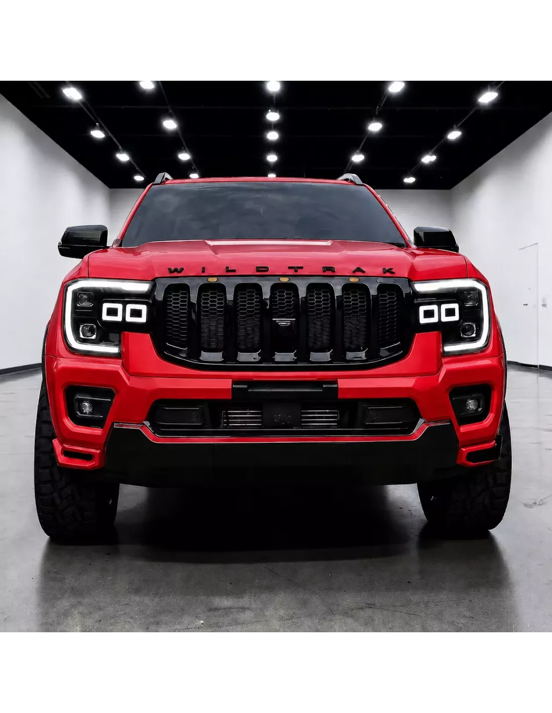 Calandre LED Noir Gloss Ford Ranger 2023+ Wildtrak Limited Platinum