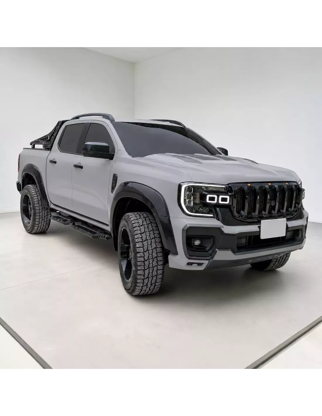 Calandre LED Noir Gloss Ford Ranger 2023+ Wildtrak Limited Platinum
