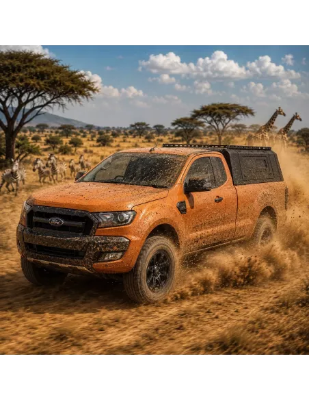 Hard Top Aluminium Ford Ranger Super Cab 2012-2022 Traveller GEN2