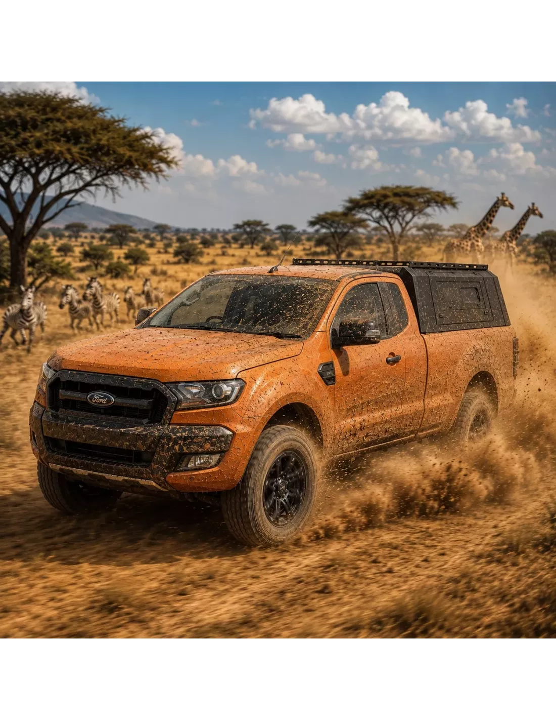 Hard Top Aluminium Ford Ranger Super Cab 2012-2022 Traveller GEN2
