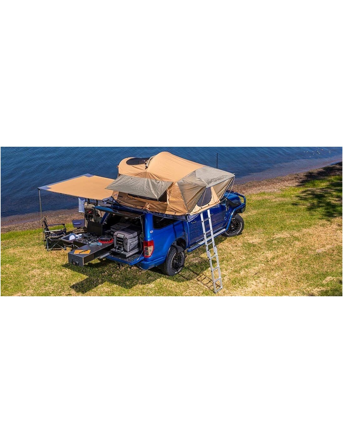 Pack Hard Top + Tente de toit ARB Flinders Ford Ranger Super Cab
