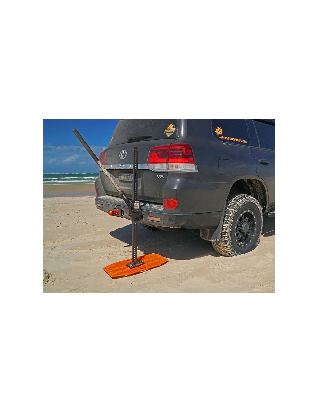 Maxtrax Mini + Jaxbase Orange Sand Plate Pack