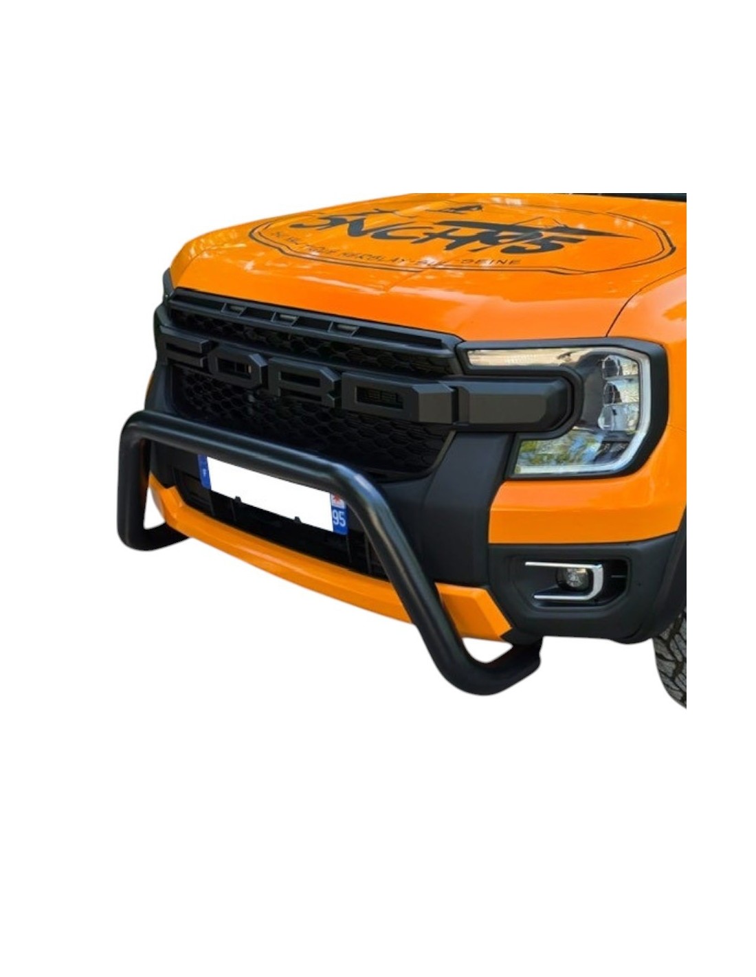 Schwarzer Frontschutzbügel für Ford Ranger 2023+