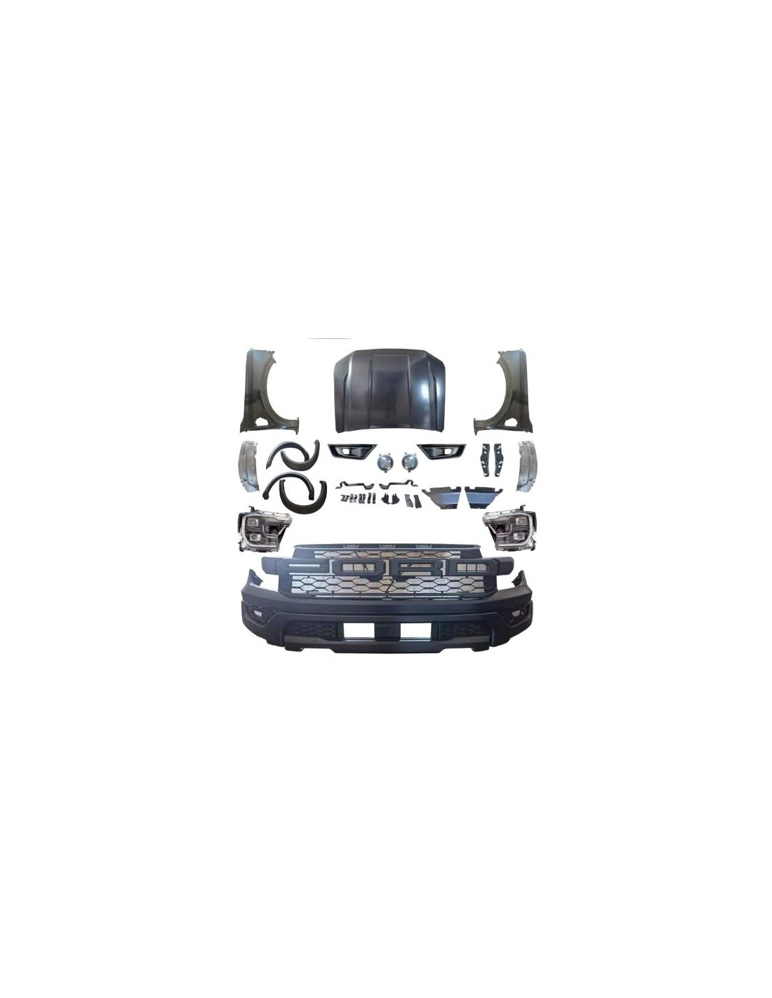 Ford Ranger 2012-2022 to Ford Ranger Raptor 2023 conversion kit