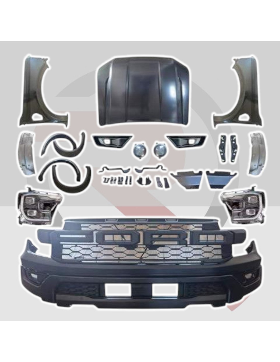 Ford Ranger 2012-2022 to Ford Ranger Raptor 2023 conversion kit
