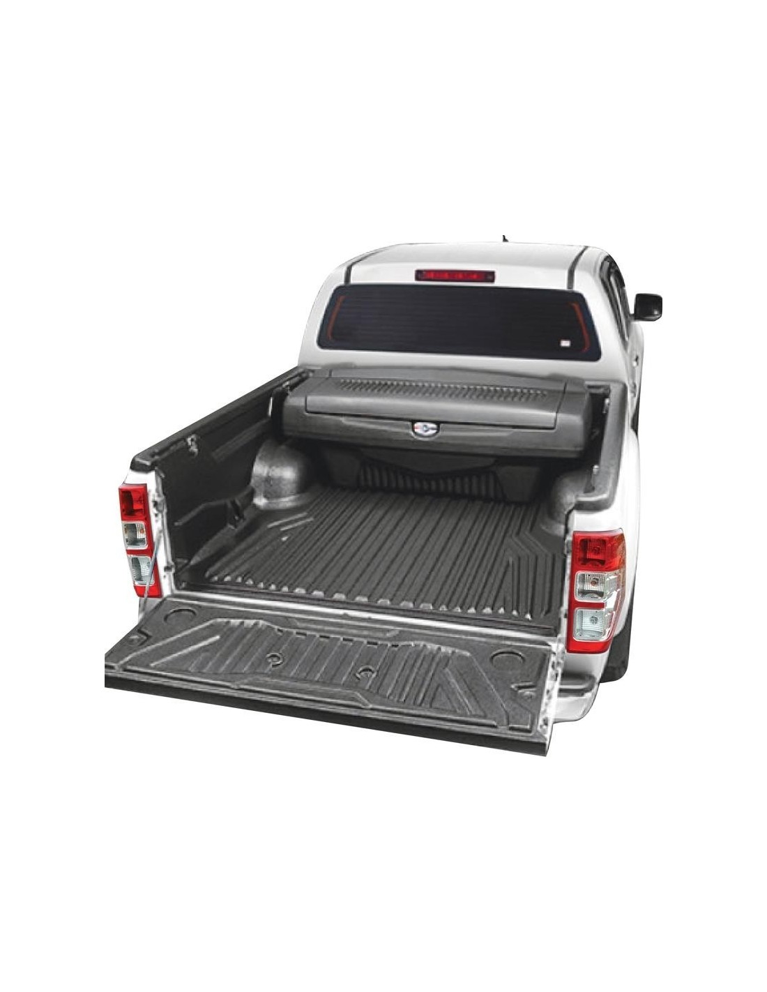 Coffre de benne ABS noir 1400 x 540 x 540mm