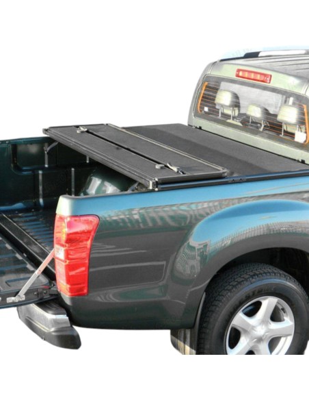 Couvre-benne rigide aluminium 3 parties Toyota Hilux 2005-2016